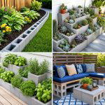 25 Upcycled Garden Ideas With Cinder Blocks for Easy Raised Beds