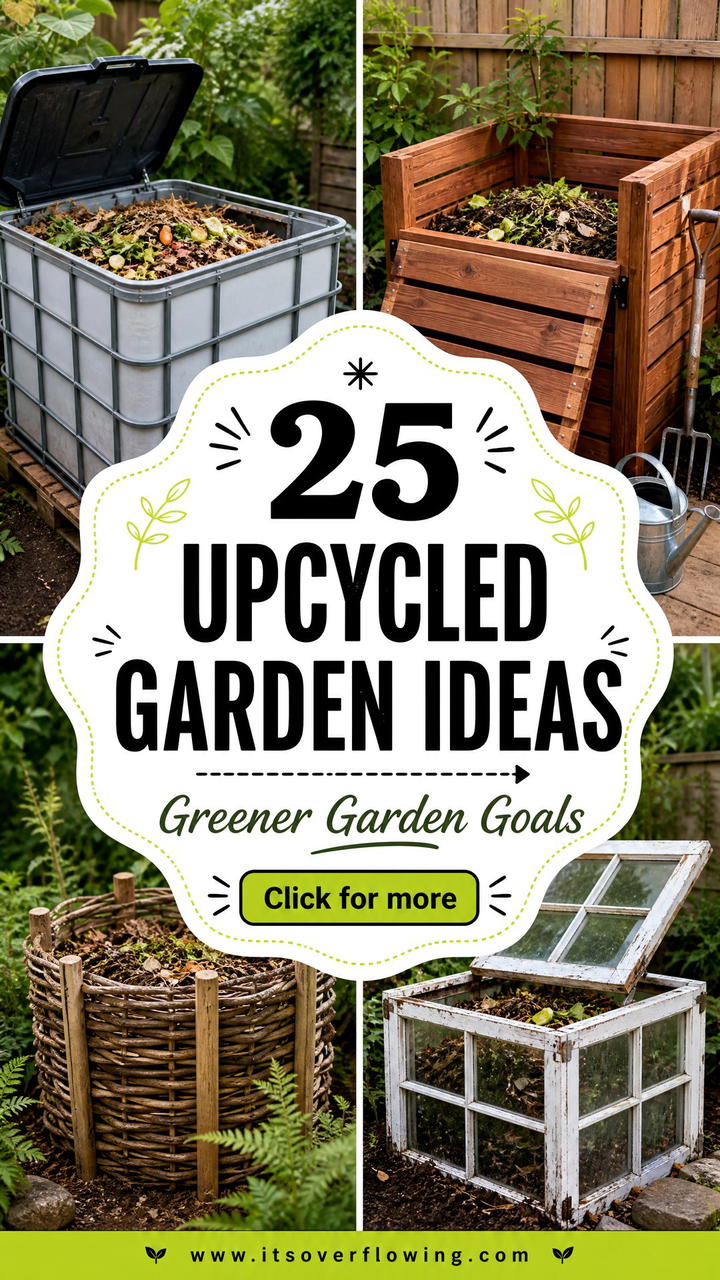 25 Upcycled Garden Ideas With Compost Bins for Greener Gardens - 25 Upcycled Garden Ideas With Compost Bins for Greener Gardens