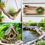 25 Upcycled Garden Ideas With Driftwood for Rustic Outdoor Decor
