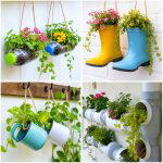 25 Upcycled Garden Ideas With Hanging Planters to Try