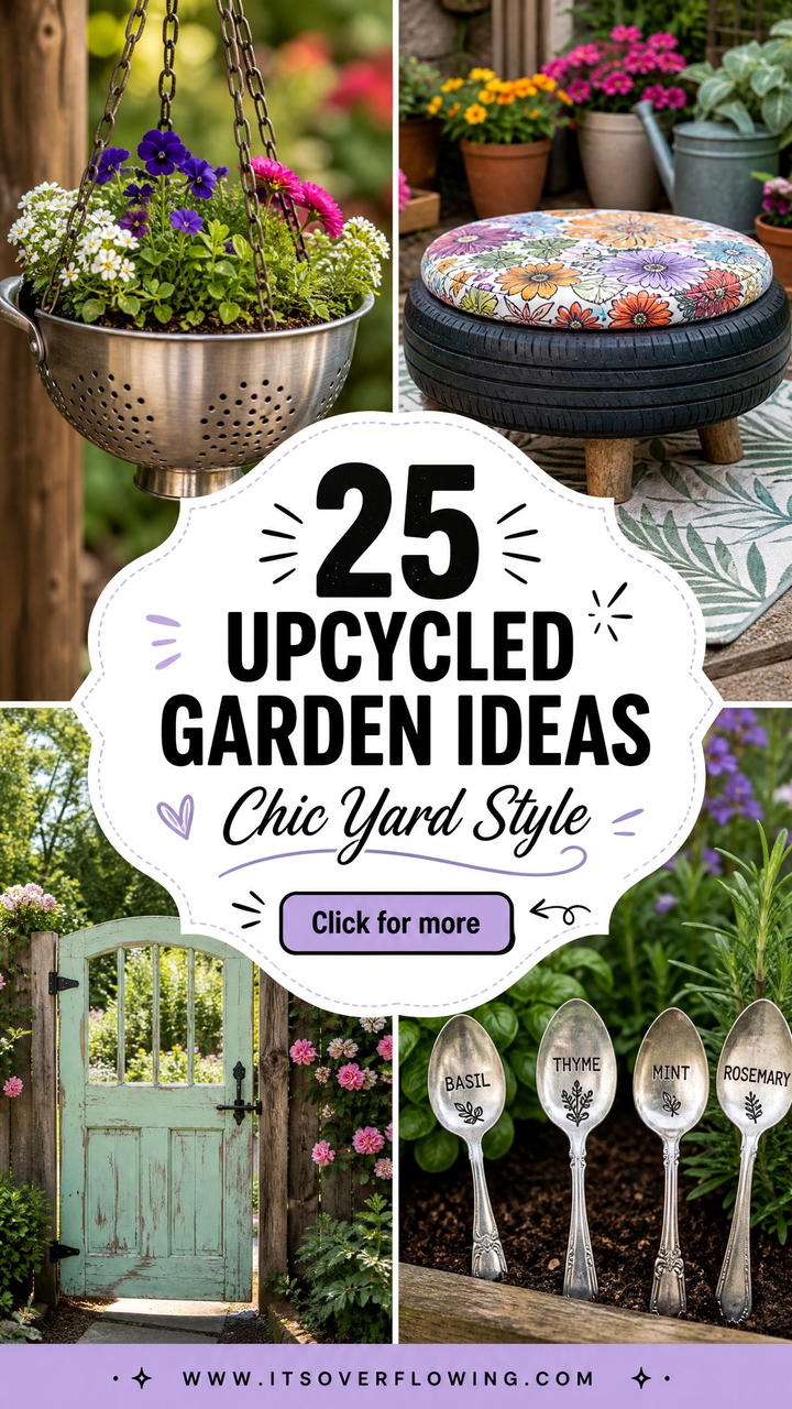 25 Upcycled Garden Ideas With Modern Style for a Chic Yard - 25 Upcycled Garden Ideas With Modern Style for a Chic Yard