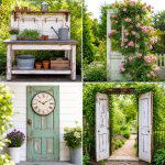25 Upcycled Garden Ideas With Old Doors for Rustic Style