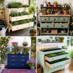 25 Upcycled Garden Ideas With Old Dressers for Vintage Flair