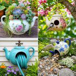 25 Upcycled Garden Ideas With Old Teapots for Whimsy