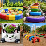 25 Upcycled Garden Ideas With Old Tires for Bold DIY