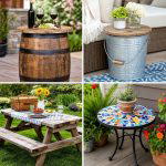 25 Upcycled Garden Ideas With Outdoor Tables You’ll Love