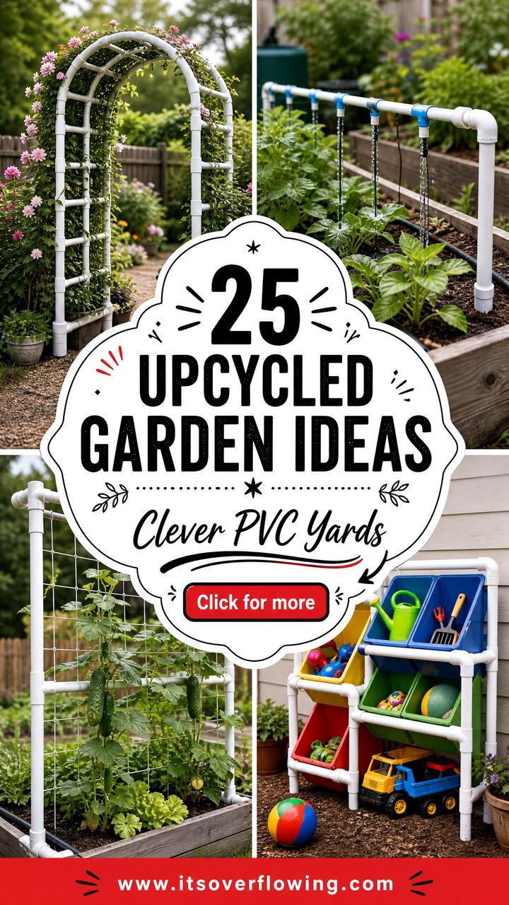 25 Upcycled Garden Ideas With PVC Pipes For Clever Yards - 25 Upcycled Garden Ideas With PVC Pipes For Clever Yards