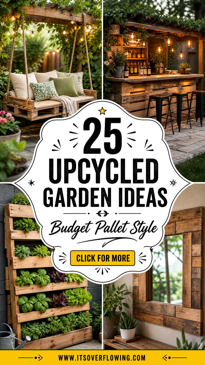 25 Upcycled Garden Ideas With Pallets for Budget-Friendly Style - 25 Upcycled Garden Ideas With Pallets for Budget-Friendly Style