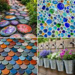 25 Upcycled Garden Ideas With Pathway Markers to Try