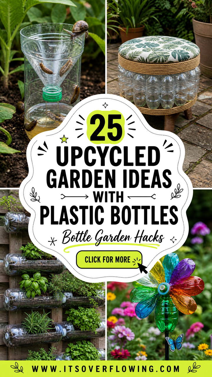 25 Upcycled Garden Ideas With Plastic Bottles to Make - 25 Upcycled Garden Ideas With Plastic Bottles to Make