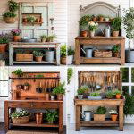 25 Upcycled Garden Ideas With Potting Benches You’ll Want