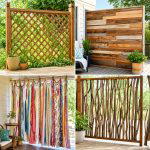 25 Upcycled Garden Ideas With Privacy Screens for Patios