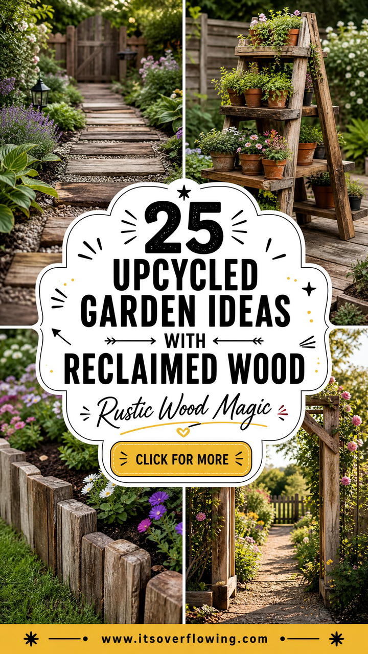 25 Upcycled Garden Ideas With Reclaimed Wood Projects - 25 Upcycled Garden Ideas With Reclaimed Wood Projects