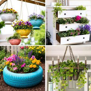 25 Upcycled Garden Ideas With Rustic Style Youll Adore