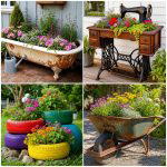 25 Upcycled Garden Ideas With Watering Stations for Easy Care