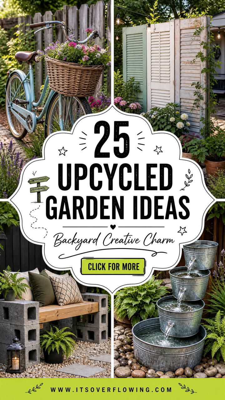 25 Upcycled Garden Ideas for Backyards With Creative Charm - 25 Upcycled Garden Ideas for Backyards With Creative Charm