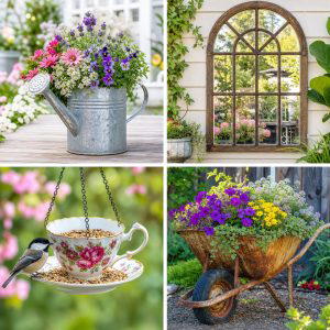 25 Upcycled Garden Ideas for Sunny Spaces That Shine