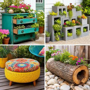 25 Upcycled Garden Ideas on a Budget for Stunning Spaces