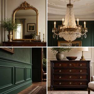 25 Victorian Dark Green Living Room Ideas for Drama