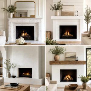 25 White Fireplace Ideas to Warm Up Your Living Room