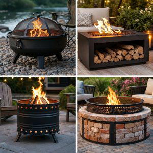 25 Wood Burning Fire Pit Ideas for Cozy Nights