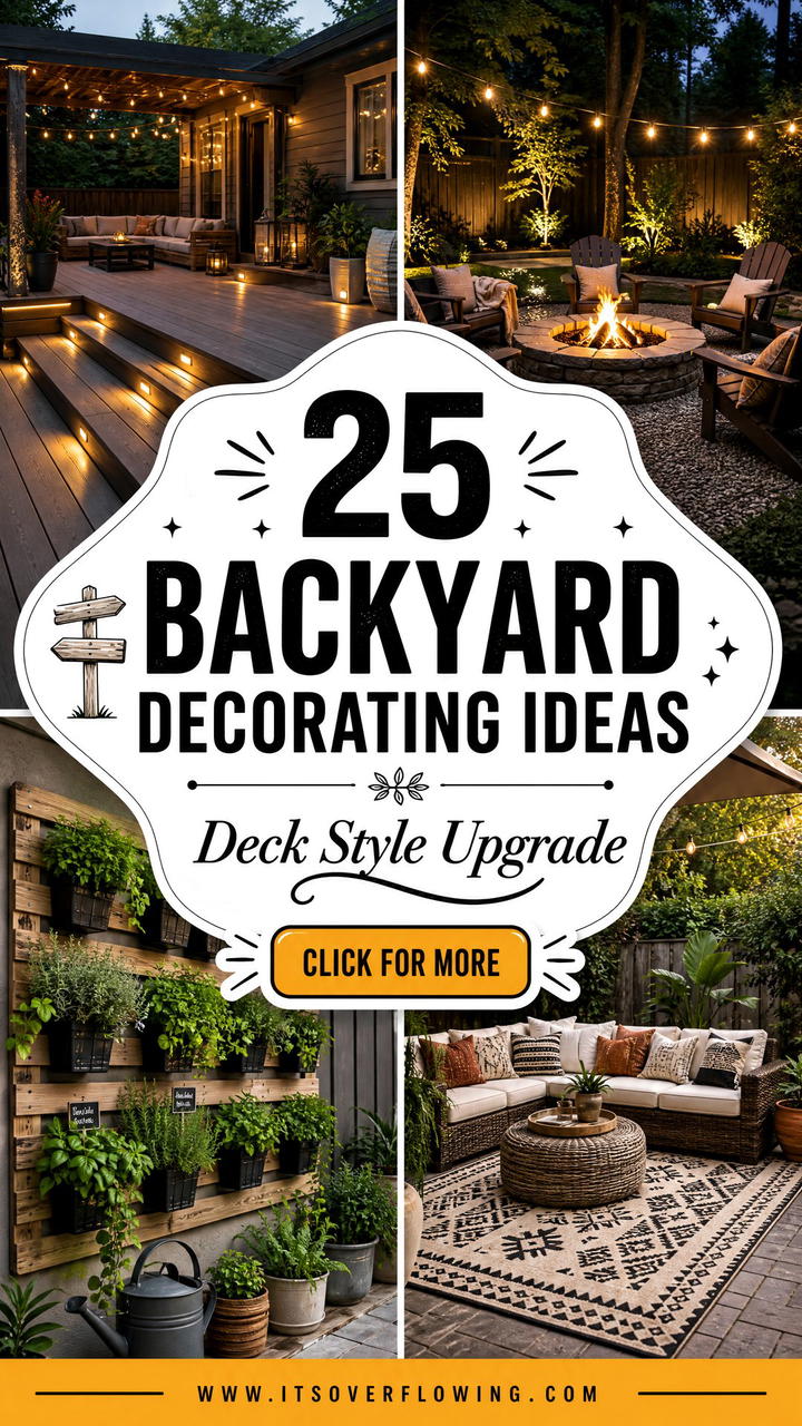 25 backyard decorating ideas with deck decor for Outdoor Style - 25 backyard decorating ideas with deck decor for Outdoor Style