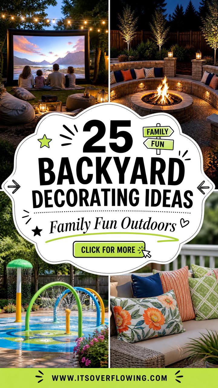 25 backyard decorating ideas with family friendly setup Tips - 25 backyard decorating ideas with family friendly setup Tips