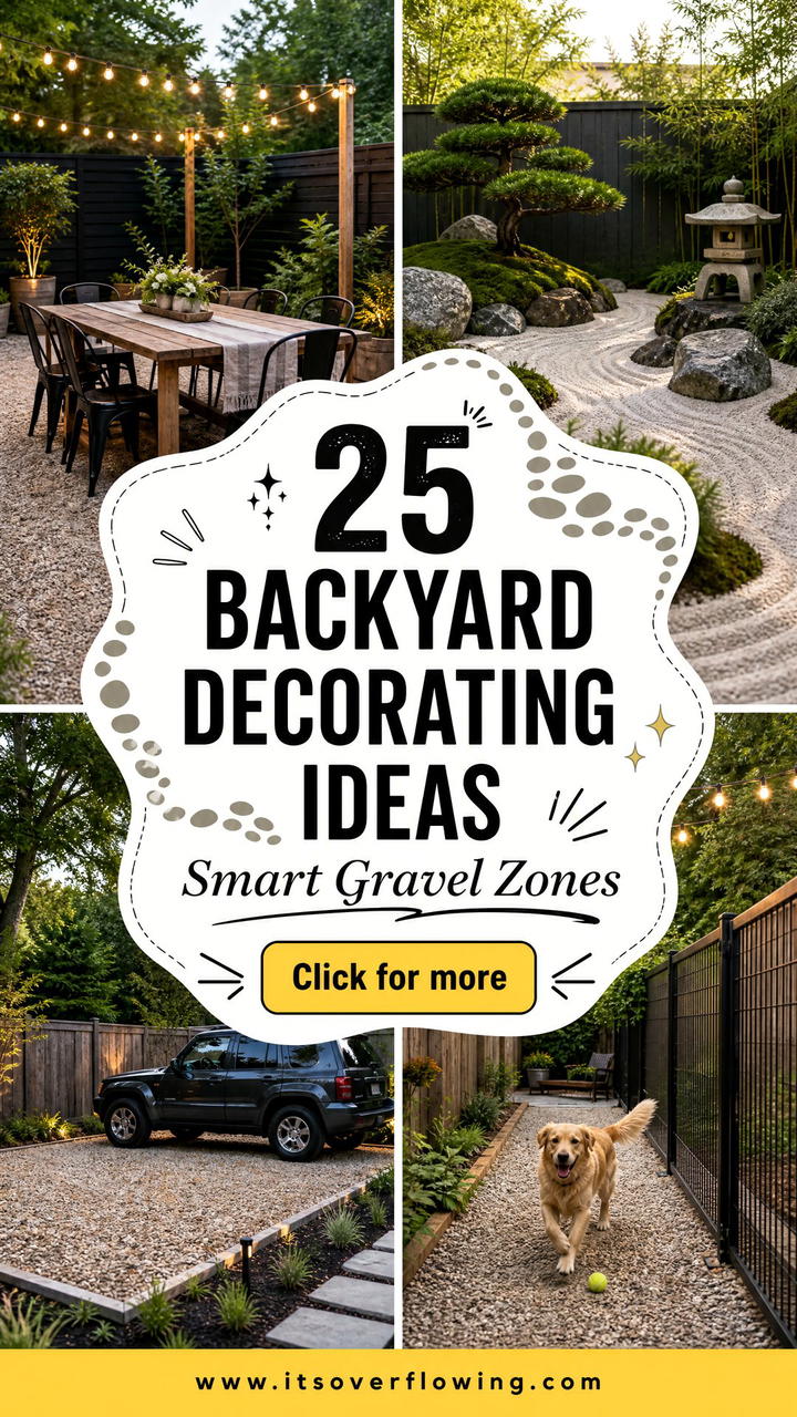 25 backyard decorating ideas with gravel zones to Try Now - 25 backyard decorating ideas with gravel zones to Try Now