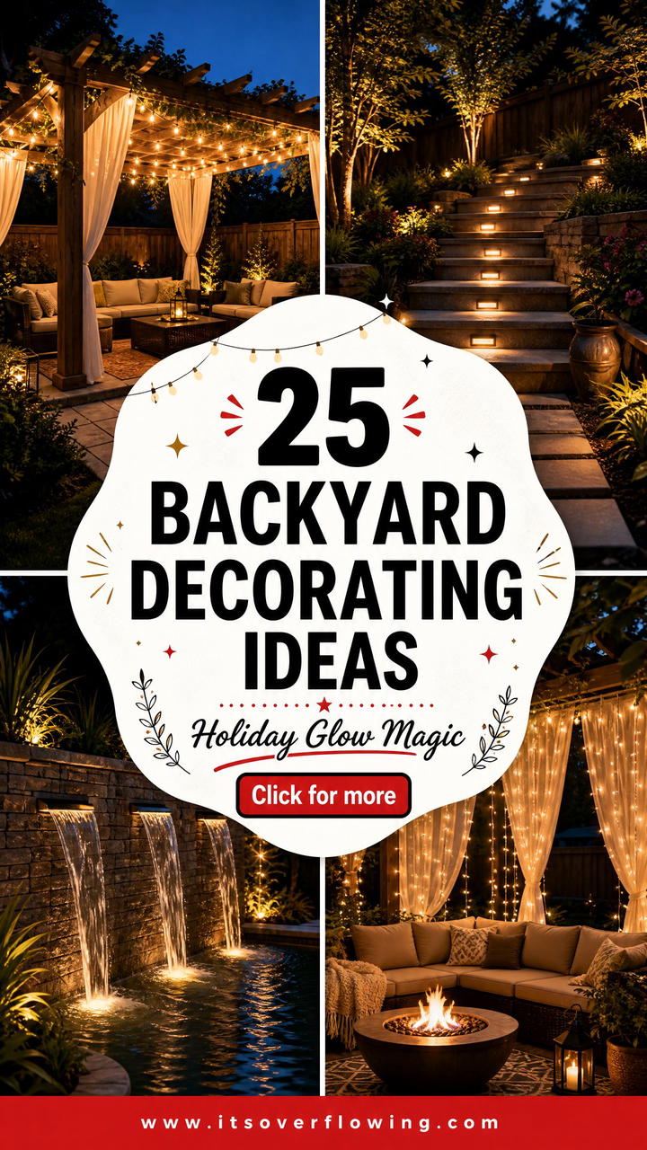25 backyard decorating ideas with holiday lights to Try Now - 25 backyard decorating ideas with holiday lights to Try Now