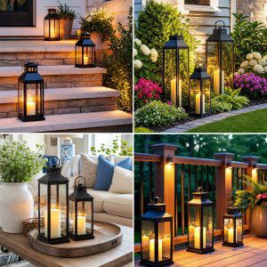 25 backyard decorating ideas with lanterns for Magical Evenings