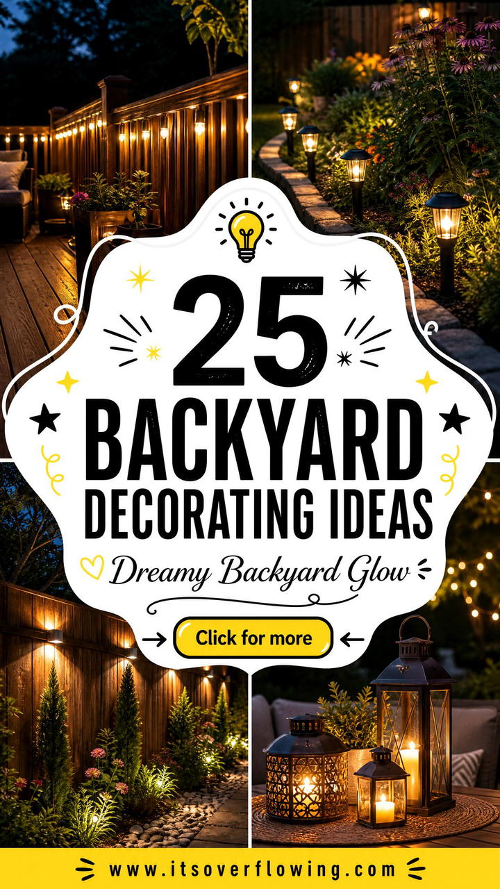 25 backyard decorating ideas with lights for a Dreamy Glow - 25 backyard decorating ideas with lights for a Dreamy Glow