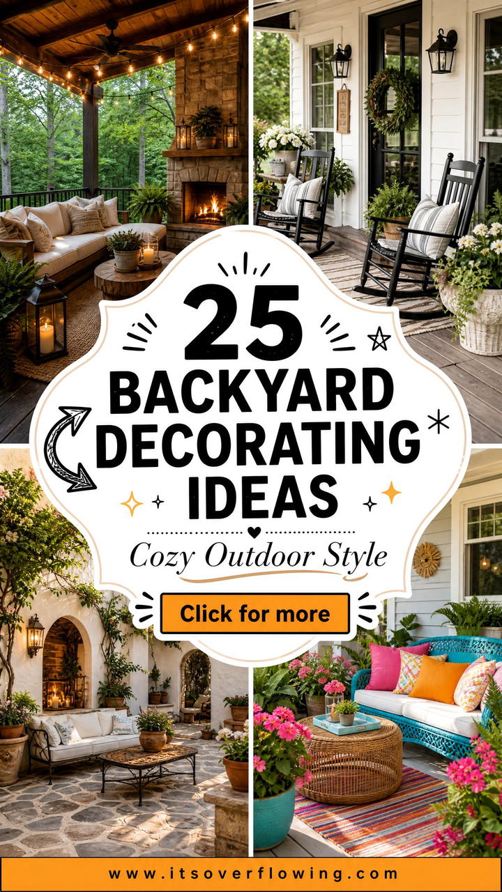 25 backyard decorating ideas with outdoor rugs for Cozy Style - 25 backyard decorating ideas with outdoor rugs for Cozy Style