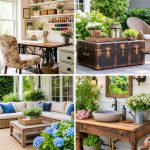 25 backyard ideas with old furniture for Budget Outdoor Style