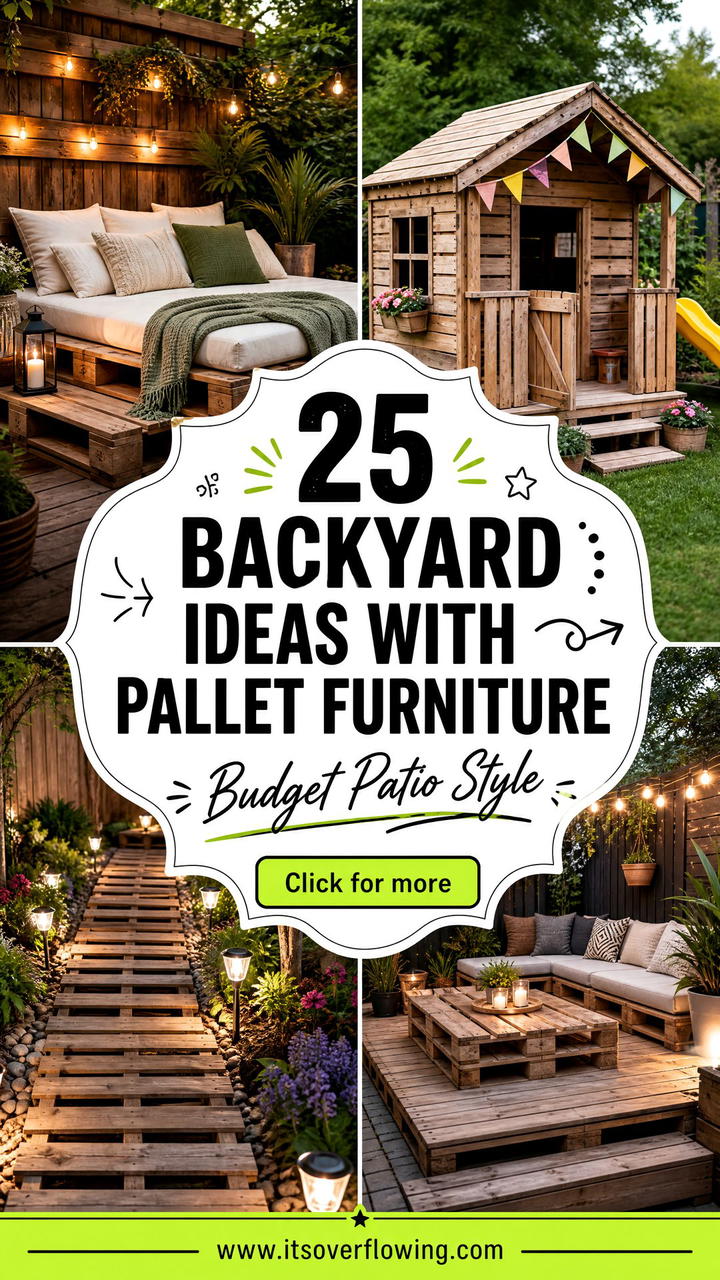 25 backyard ideas with pallet furniture for Budget Patio Style - 25 backyard ideas with pallet furniture for Budget Patio Style