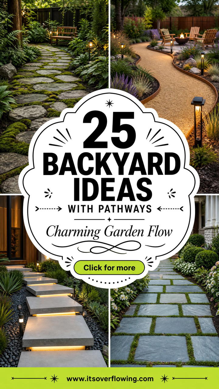 25 backyard ideas with pathways for Charming Garden Flow - 25 backyard ideas with pathways for Charming Garden Flow