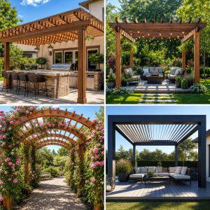 25 backyard ideas with pergola for Stylish Shade and Comfort