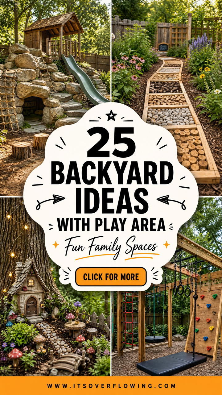 25 backyard ideas with play area for Fun Family Spaces - 25 backyard ideas with play area for Fun Family Spaces