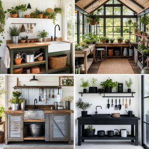 25 backyard ideas with potting station for Garden Lovers