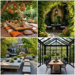 25 creative garden ideas with outdoor dining spaces for Hosting