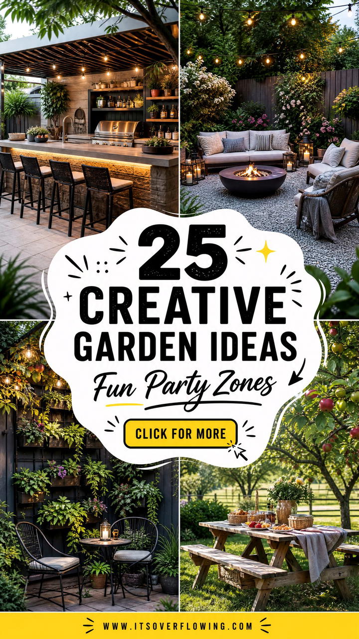 25 creative garden ideas with outdoor party zones for Fun - 25 creative garden ideas with outdoor party zones for Fun