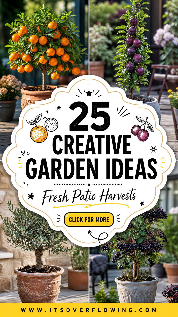 25 creative garden ideas with patio fruit trees for Fresh Harvests - 25 creative garden ideas with patio fruit trees for Fresh Harvests