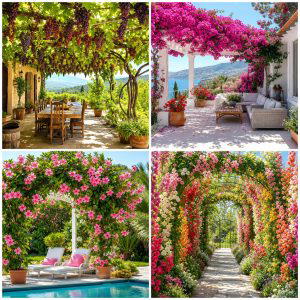 25 creative garden ideas with pergola vines for Shaded Beauty