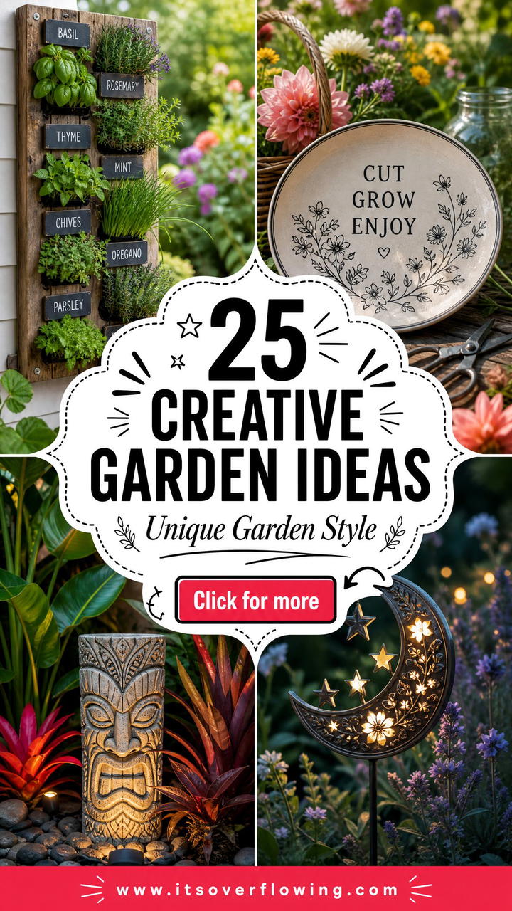 25 creative garden ideas with personalized signs for Unique Style - 25 creative garden ideas with personalized signs for Unique Style