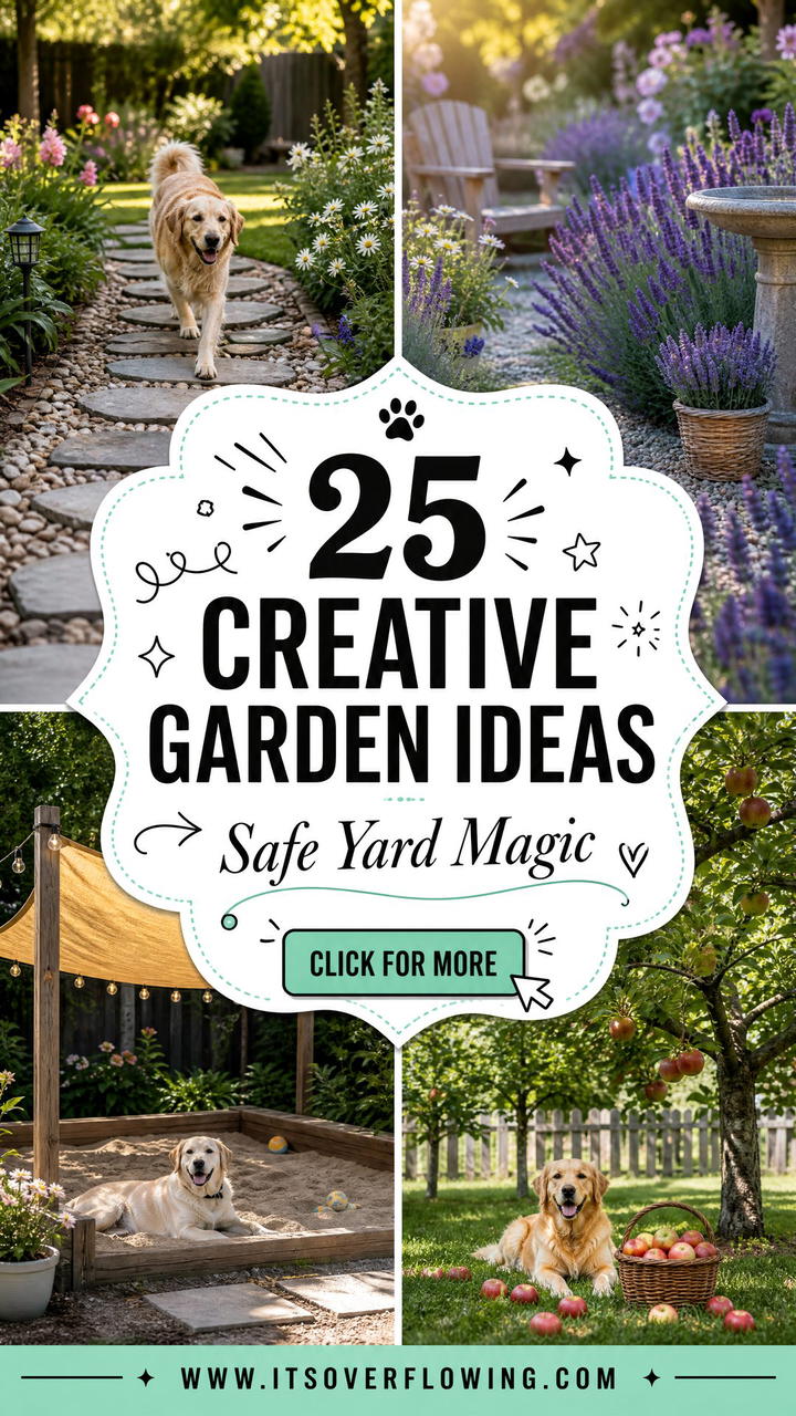 25 creative garden ideas with pet friendly plants for Safe Yards - 25 creative garden ideas with pet friendly plants for Safe Yards
