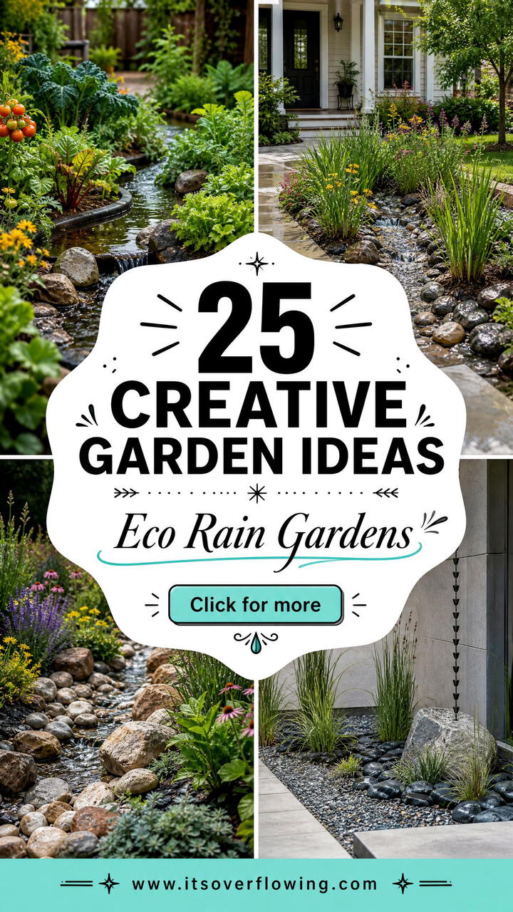 25 creative garden ideas with rain gardens for Eco Yards - 25 creative garden ideas with rain gardens for Eco Yards