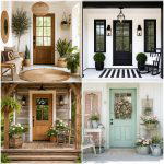 25 front porch decor ideas with monogram wreath To Copy
