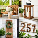 25 front porch decor ideas with natural wood For Warm Style