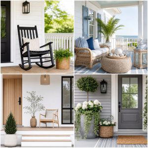 25 front porch decor ideas with rocking chairs Youll Love