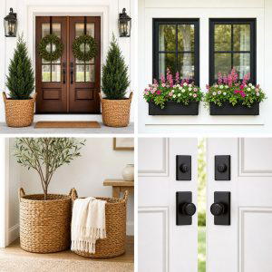 25 front porch decor ideas with symmetrical layout Tips