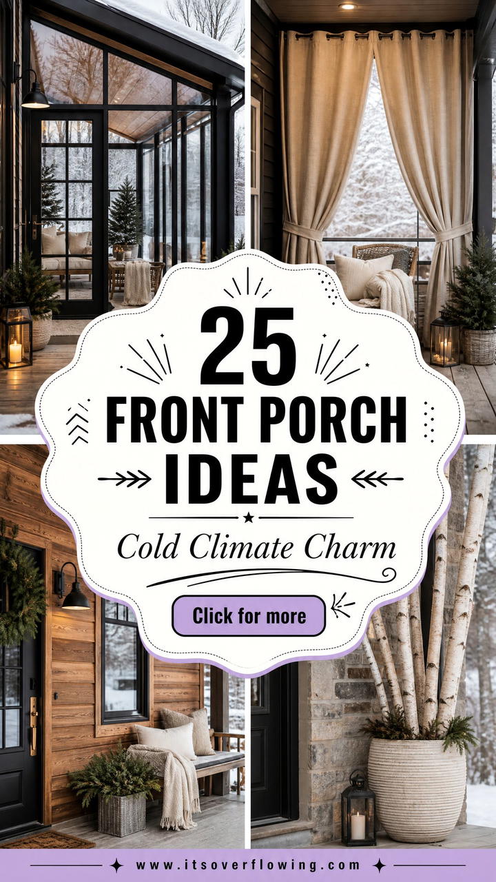 25 front porch ideas for cold climates That Boost Curb Appeal - 25 front porch ideas for cold climates That Boost Curb Appeal